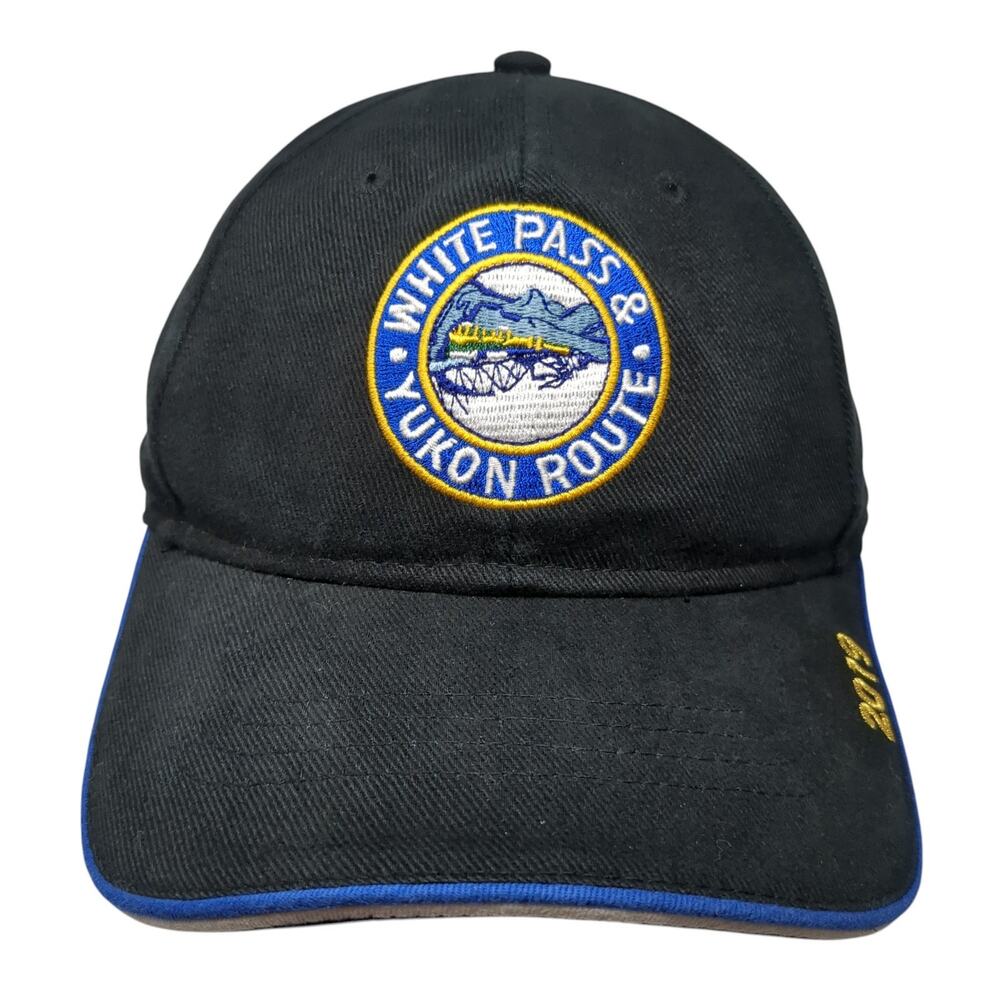 White Pass & Yukon Route 2019 Skagway Alaska Baseball Cap Black One Size 6 Panel
